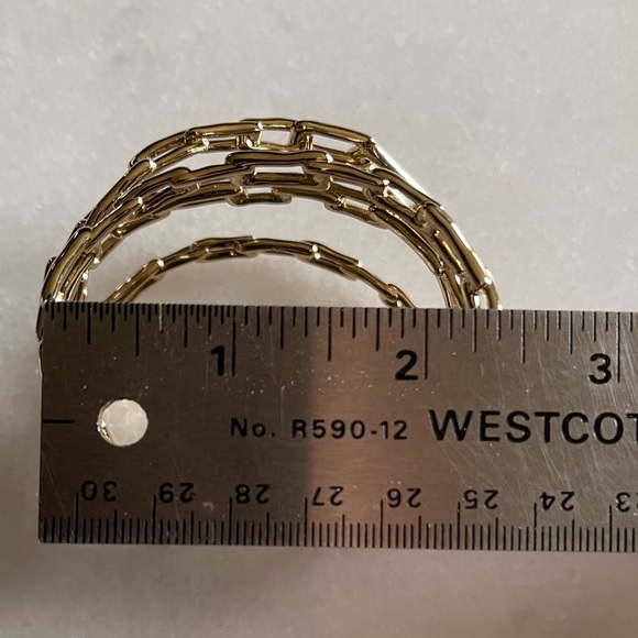 14k Gold Plated Alexis Bittar Cuff Bracelet - Picture 10 of 12